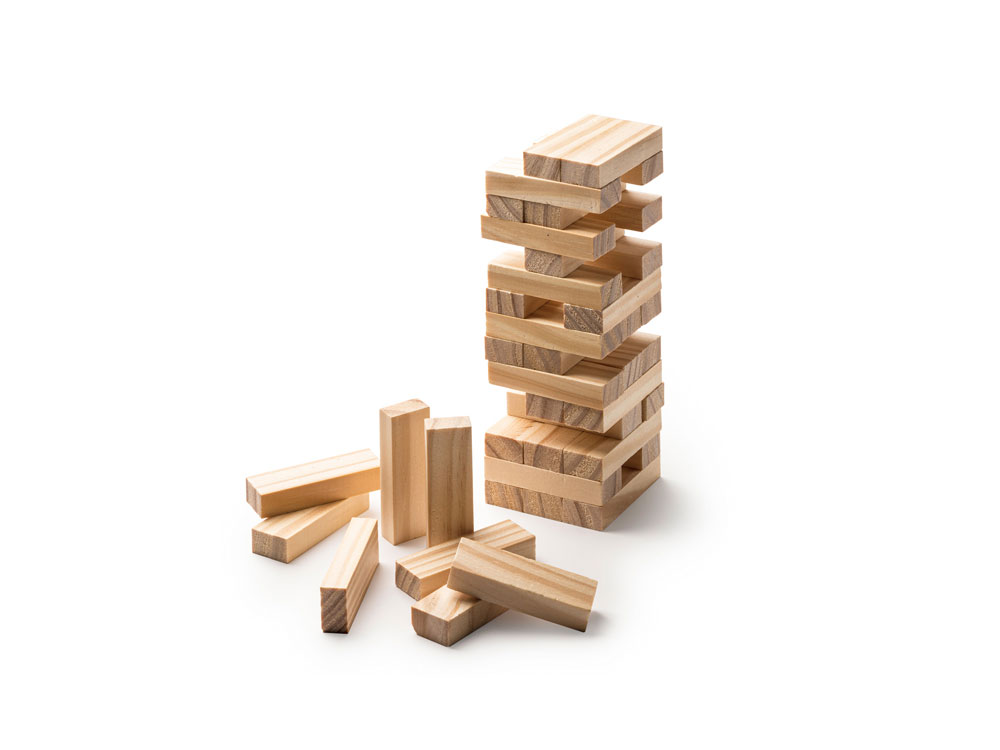 Настольная игра Дженга Классическая (Jenga Classiс) или Падающая башня