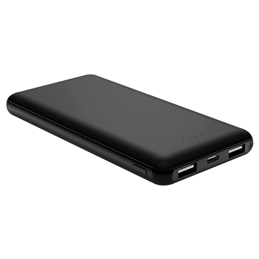 Внешний аккумулятор Accesstyle Midnight II (10000 mAh), черный с нанесением  логотипа оптом в Москве – OmniGifts