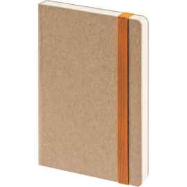 Ежедневник Eco Write Mini, недатированный, с оранжевой резинкой, Цвет: оранжевый