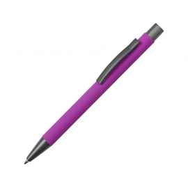 Ручка металлическая soft-touch шариковая Tender, 18341.14, Цвет: серый,фиолетовый