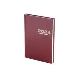 Ежедневник А5 датированный Бумвинил на 2025 год, 3-121.01, Цвет: бордовый