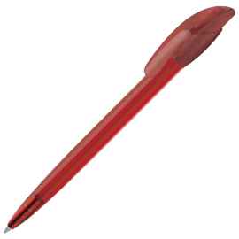 Ручка шариковая GOLF LX, прозрачный красный, пластик, Цвет: красный