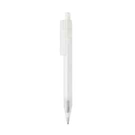 Ручка X8 из прозрачного rPET GRS, Белый, Цвет: белый,, Размер: , высота 14 см., диаметр 1,1 см.