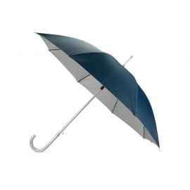 Зонт-трость Майорка, 673010.04, Цвет: синий,серебристый