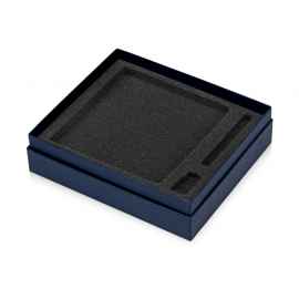 Коробка с ложементом Smooth L для ручки, флешки и блокнота А5, 700480, Цвет: синий