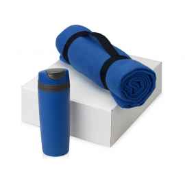 Подарочный набор Cozy с пледом и термокружкой, 700360.06, Цвет: синий, Объем: 450