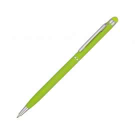 Ручка-стилус металлическая шариковая Jucy Soft soft-touch, 18570.03, Цвет: зеленое яблоко