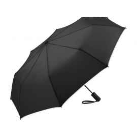 Зонт складной Pocket Plus полуавтомат, 100144, Цвет: черный