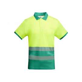 Рубашка поло Atrio мужская, S, 9318HV52221S, Цвет: зеленый,неоновый желтый, Размер: S