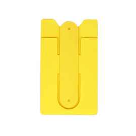 Держатель карт на телефоне Skat, желтый, Цвет: желтый