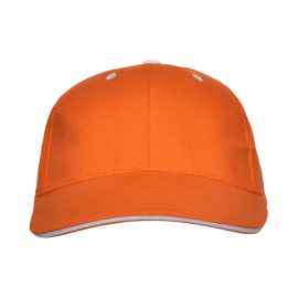 Бейсболка 6-панельная PANEL, Оранжевый, Цвет: оранжевый