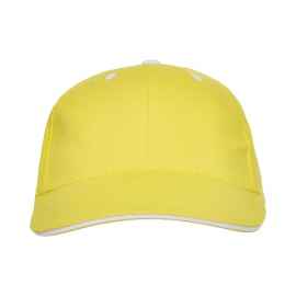 Бейсболка 6-панельная PANEL, Желтый, Цвет: желтый