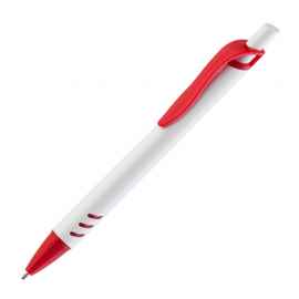 Ручка шариковая 'Boston', белый с красным, Цвет: белый с красным