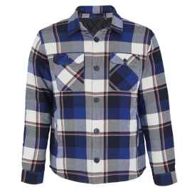 Куртка рубашка мужская NOAH, синий, XS/S(0),100%хлопок,180 г/м2,подкладка и утеплитель:100%полиэстер, Цвет: синий, Размер: XS/S(0)