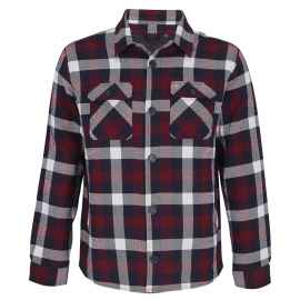 Куртка рубашка мужская NOAH, бордо, XS/S(0),100%хлопок,180 г/м2,подкладка и утеплитель:100%полиэстер, Цвет: бордовый, Размер: XS/S (0)