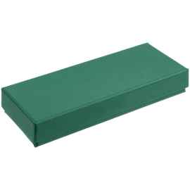 Коробка Notes с ложементом для ручки и флешки, зеленая, Цвет: зеленый