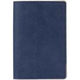 Обложка для паспорта Petrus, синяя, Цвет: синий