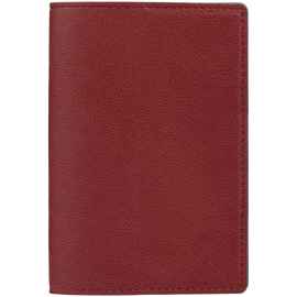 Обложка для паспорта Petrus, красная, Цвет: красный