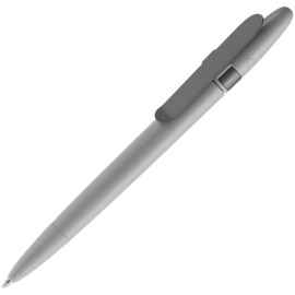Ручка шариковая Prodir DS5 TSM Metal Clip, серая, Цвет: серый