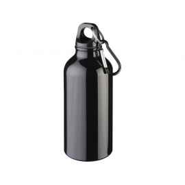 Бутылка для воды с карабином Oregon, 400 мл, 400 мл, 10073890, Цвет: черный, Объем: 400, Размер: 400 мл
