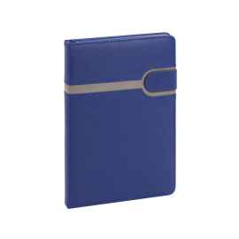 Ежедневник недатированный 'Бари', формат А5, синий с серым, Цвет: синий с черным