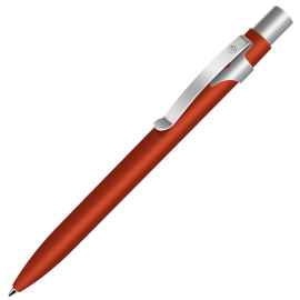 ALPHA, ручка шариковая, красный/хром, металл, Цвет: красный, серебристый