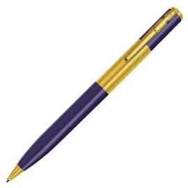CONSUL, ручка шариковая, синий/золотистый, металл, Цвет: синий, золотистый