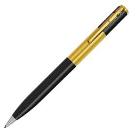 CONSUL, ручка шариковая, черный/золотистый, металл, Цвет: черный, золотистый