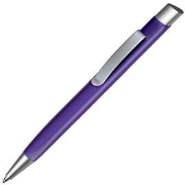 TRIANGULAR, ручка шариковая, фиолетовый/серебристый, металл, Цвет: фиолетовый, серебристый