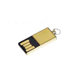 USB 2.0- флешка мини на 16 Гб с мини чипом, 16Gb, 6009.16.05, Цвет: золотистый, Размер: 16Gb