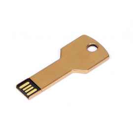USB 2.0- флешка на 16 Гб в виде ключа, 16Gb, 6006.16.05, Цвет: золотистый, Размер: 16Gb