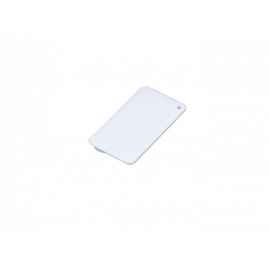 USB 2.0- флешка на 8 Гб в виде пластиковой карточки, 8Gb, 6587.8.06, Цвет: белый, Размер: 8Gb