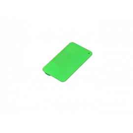 USB 2.0- флешка на 8 Гб в виде пластиковой карточки, 8Gb, 6587.8.03, Цвет: зеленый, Размер: 8Gb