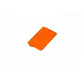 USB 2.0- флешка на 8 Гб в виде пластиковой карточки, 8Gb, 6587.8.08, Цвет: оранжевый, Размер: 8Gb