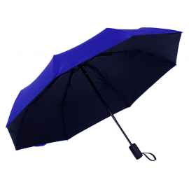 Зонт-автомат Dual с двухцветным куполом, 920412, Цвет: голубой,черный