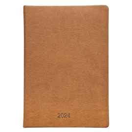 Ежедневник датированный 2024, коричневый Vienna , Цвет: коричневый