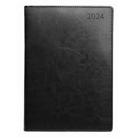 Ежедневник датированный 2024, чёрный Berlin , Цвет: Чёрный