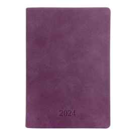 Ежедневник датированный 2024, фиолетовый Soft 