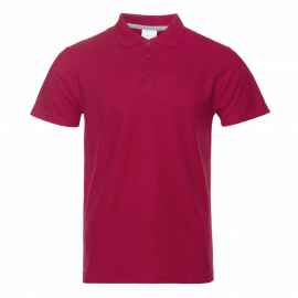 Рубашка поло мужская STAN хлопок/полиэстер 185, 104, Бордовый (66) (44/XS), Цвет: бордовый, Размер: 44/XS