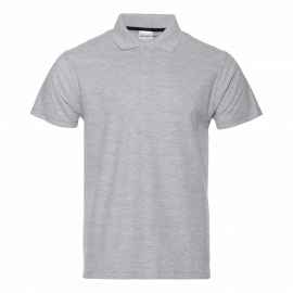Рубашка поло мужская STAN хлопок/полиэстер 185, 104, Серый меланж (50) (44/XS), Цвет: серый меланж, Размер: 44/XS