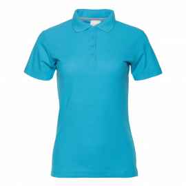 Рубашка поло женская STAN хлопок/полиэстер 185, 04WL, Бирюзовый (32) (42/XS), Цвет: бирюзовый, Размер: 42/XS