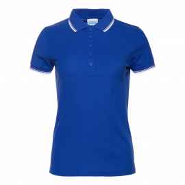 Рубашка поло женская STAN с окантовкой хлопок/полиэстер 185, 04BK, Синий (16) (42/XS), Цвет: синий, Размер: 42/XS