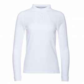 Рубашка поло женская STAN длинный рукав хлопок/полиэстер 185, 04SW, Белый (10) (42/XS), Цвет: белый, Размер: 42/XS