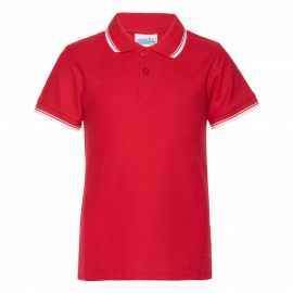Рубашка поло детская  STAN с окантовкой хлопок/полиэстер 185, 04TJ, Красный (14) (6 лет), Цвет: красный, Размер: 6 лет