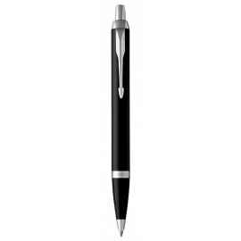 Шариковая ручка Parker IM Metal Black CT лак матовый, стержень: M, цвет чернил: black, в подарочной упаковке.