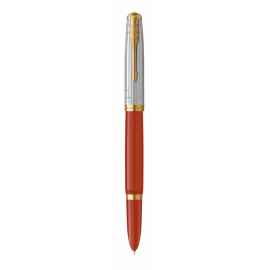 Перьевая ручка Parker 51 Premium Red GT, перо:M/F чернила:Black,Blue, в подарочной упаковке.