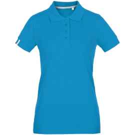 Рубашка поло женская Virma Premium Lady, бирюзовая, размер S, Цвет: бирюзовый, Размер: S