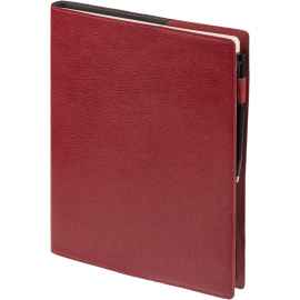 Ежедневник в суперобложке Brave Book, недатированный, красный, Цвет: красный