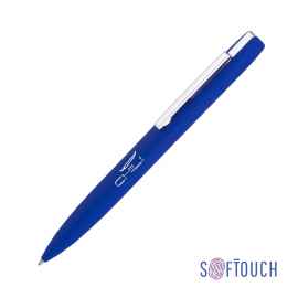 Ручка шариковая 'Mercury', покрытие soft touch, синий, Цвет: синий