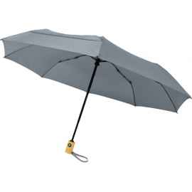 Зонт складной Bo автомат, 10914382, Цвет: серый